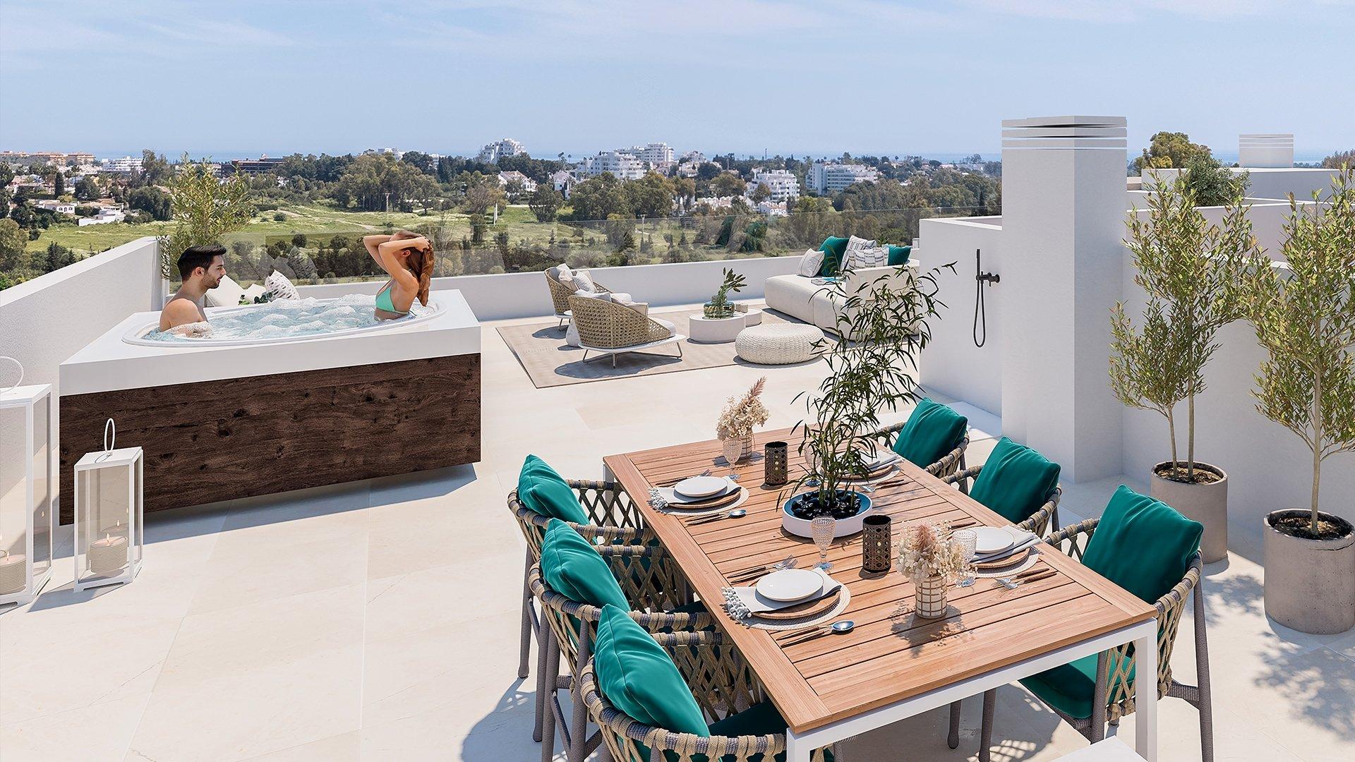 Apartments in Atalaya Isdabe, Estepona (AGP-00588) — photograph 4